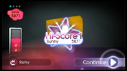 Just Dance 2 scoring screen