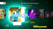 Hit ’Em Up Style (Oops!) (Mashup) on the Just Dance 4 menu