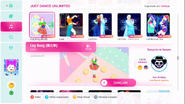 Leg Song (腿之歌) on the Just Dance 2020 menu