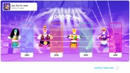 Just Dance 2021 coach selection screen (camera)