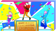 P1 on the icon for the Just Dance Now playlist "Best of Just Dance 2021" (along with Kym Noe and Dahlia)