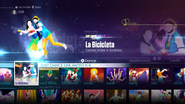 La Bicicleta on the Just Dance 2016 menu