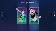 Just Dance 2023 Edition coach selection screen