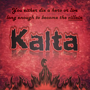 Harley- I love this flag! The quote is so spot on and the font you used was amazing! Score: Kalta Winner