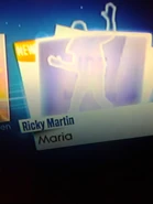 Joshua’s silhouette appearing as a placeholder in Just Dance 2014