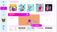 New Rules (Extreme Version) on the Just Dance 2019 menu (8th-gen)