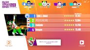 Just Dance Now scoring screen (Extreme, updated)