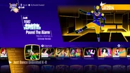Pound The Alarm (Extreme Version) on the Just Dance 2018 menu