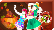 The coach on the third icon for the Just Dance Now playlist "Thank You, Dance!" (along with Summer and Apache (Jump On It))