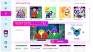 Bum Bum Tam Tam (Mad Scientist Version) on the Just Dance 2019 menu (8th-gen)