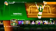 Futebol Crazy on the Just Dance 2018 menu