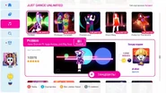 Problem on the Just Dance 2021 menu