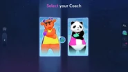 Just Dance 2023 Edition coach selection screen