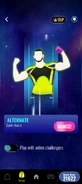 Just Dance Now coach selection screen (2024 update, phone)