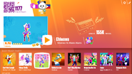 Chiwawa on the Just Dance Now menu (2017 update, computer)
