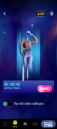 Just Dance Now coach selection screen (2024 update, phone)