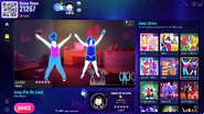 Jump (For My Love) on the Just Dance Now menu (2024 update, computer)