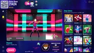 Mayores on the Just Dance Now menu (2024 update, computer)