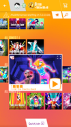 Mi Mi Mi on the Just Dance Now menu (2017 update, phone)