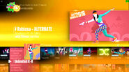 Latin Fitness Version in the Just Dance 2017 menu