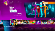 Tetris on the Just Dance 2018 menu