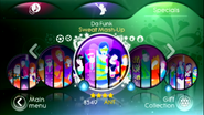 Da Funk (Sweat Mash-Up) on the Just Dance 3 menu (Wii/PS3)