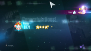 Just Dance 2015 scoring screen (VIP)