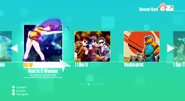 Godisawoman jd2020 menu wii.png (147 kB) God Is A Woman no menu do Just Dance 2020 (Wii)