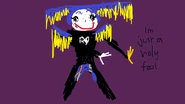Drawing of Shadow Rider made by Just Dance’s Community Manager[9]