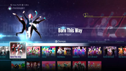 Born This Way in the Just Dance 2016 menu (Classic)