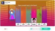 Just Dance 2020 coach selection screen (camera)