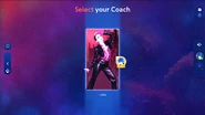 Just Dance 2024 Edition coach selection screen