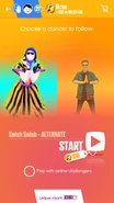 Just Dance Now coach selection screen (2017 update, phone)