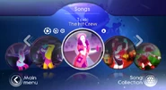 Toxic on the Just Dance: Greatest Hits menu (Wii)