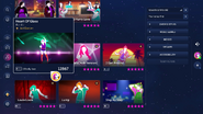 Heart of Glass on the Just Dance 2023 Edition menu