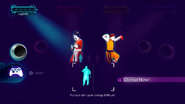 Just Dance: Greatest Hits coach selection screen (Xbox 360)