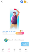 Just Dance Now coach selection screen (2020 update, phone)