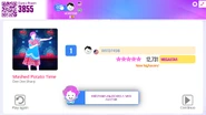 Just Dance Now scoring screen (2020 update)