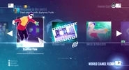 Stadium Flow on the Just Dance 2016 menu (7th-gen)