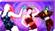 Icona Shard on the second icon for the Just Dance Now playlist "Thank You, Dance" (along with California Gurls and Phoenix)