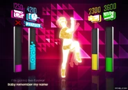 Beta dancer and background