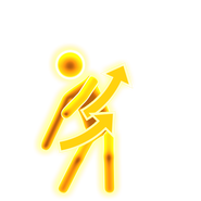 Solo Gold Move pictogram (Hatsukoitōge de Geragerapō)