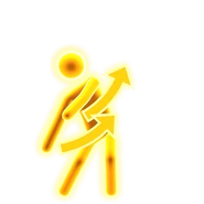 Solo Gold Move pictogram (Hatsukoitōge de Geragerapō)