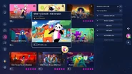 Mini Yo School on the Just Dance 2023 Edition menu