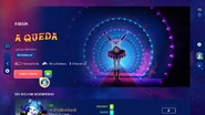 Menu de informações do Just Dance 2024 Edition