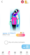 Just Dance Now coach selection screen (phone)