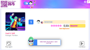 Just Dance Now scoring screen (2020 update)