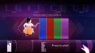 Just Dance 4 coach selection screen (Xbox 360)