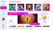 Don’t Wanna Know on the Just Dance 2019 menu