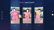 Just Dance 2023 Edition coach selection screen